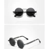 Ninesun Polarisierte Runde Steampunk Vintage Sonnenbrille UV400 – Bild 12