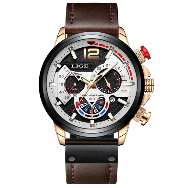 Fashion Herrenuhr - Luxuriöser Chronograph mit Sport-Appeal – Bild 9