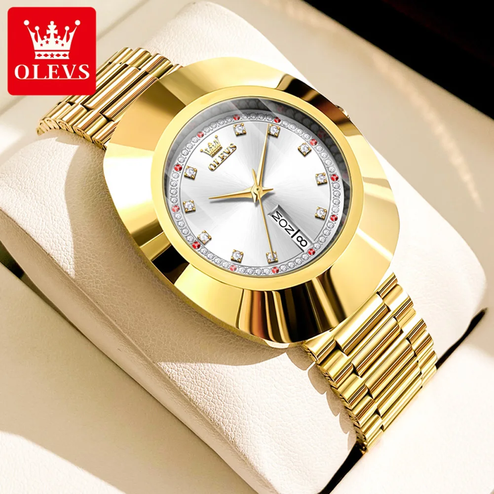 OLEVS 7017 Neue Diamant-Luxus-Quarzuhr für Damen - Eleganz und Alltagstauglichkeit