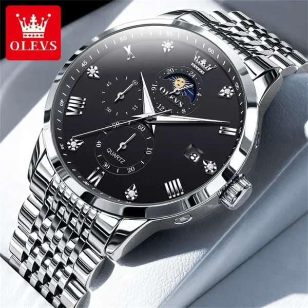 OLEVS Trend Fashion Herrenuhr - Eleganz und Funktion für den modernen Mann – Bild 8