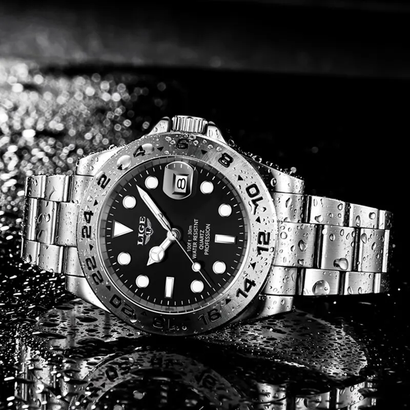 Business Herrenuhr Luxuriöse Eleganz aus Edelstahl