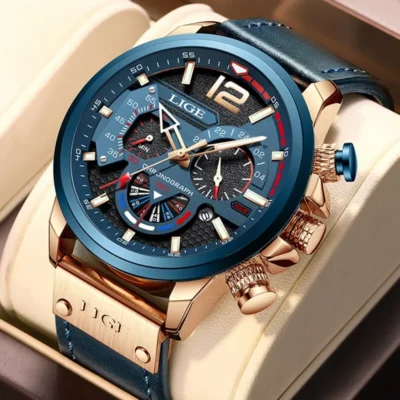 Fashion Herrenuhr - Luxuriöser Chronograph mit Sport-Appeal
