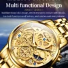 OLEVS 9947 Herrenuhr – Top Luxus Original Wasserdichte Quarz-Uhr im Gold-Skelett-Stil – Bild 19