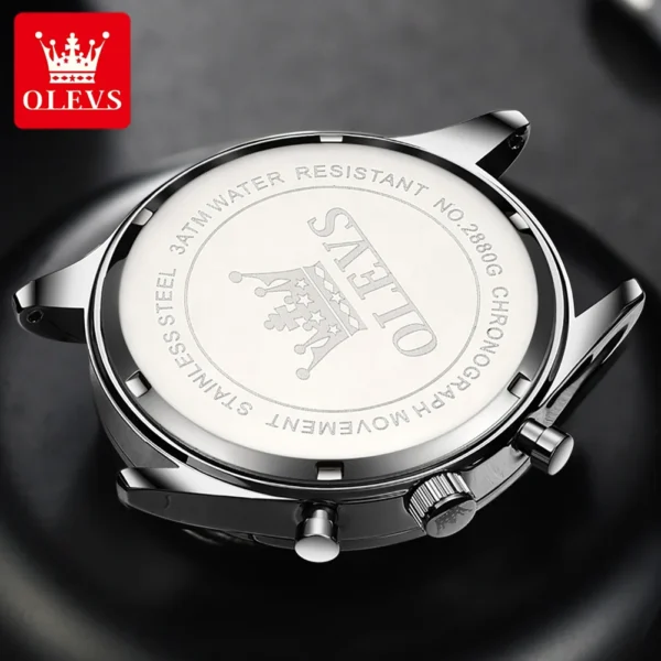OLEVS 2880 Herrenuhr – Original Luxus Quarz-Chronograph – Bild 5
