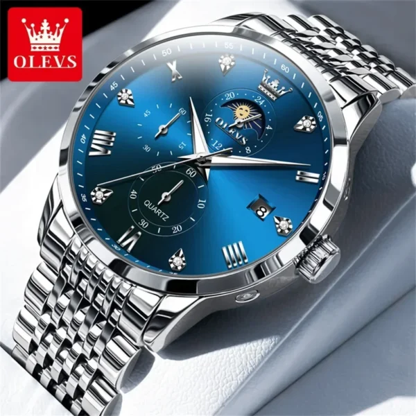 OLEVS Trend Fashion Herrenuhr - Eleganz und Funktion für den modernen Mann – Bild 9