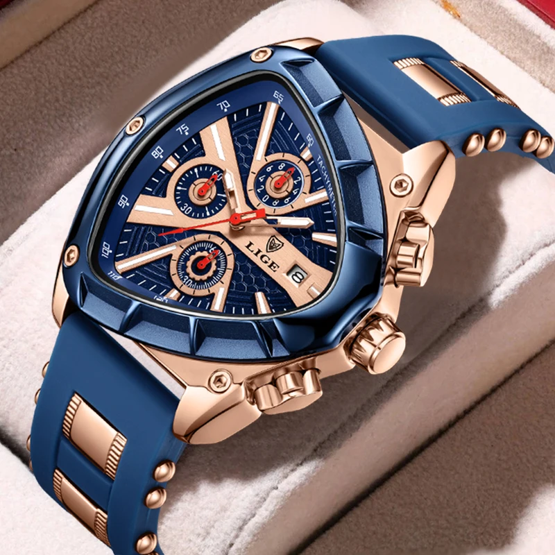 LIGE Business Sport Herrenuhr-Robuste Eleganz für den Mann