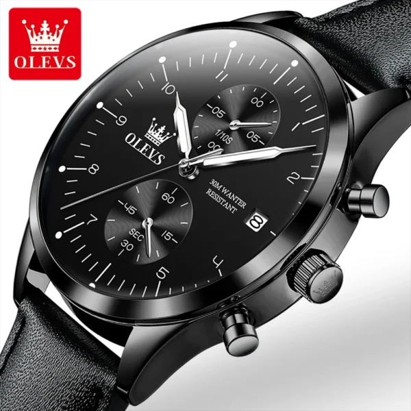 OLEVS 2880 Herrenuhr – Original Luxus Quarz-Chronograph – Bild 8