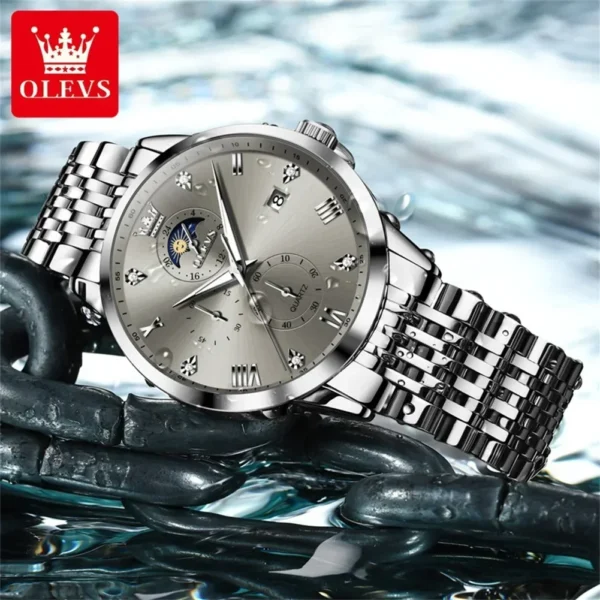 OLEVS Trend Fashion Herrenuhr - Eleganz und Funktion für den modernen Mann – Bild 3