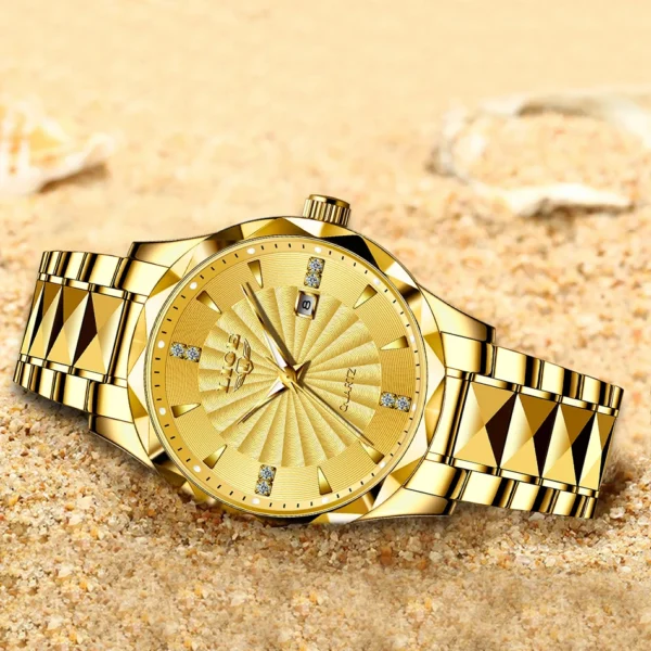 Business Sport Herrenuhr: Luxuriöse Eleganz aus Edelstahl mit Chronograph – Bild 28