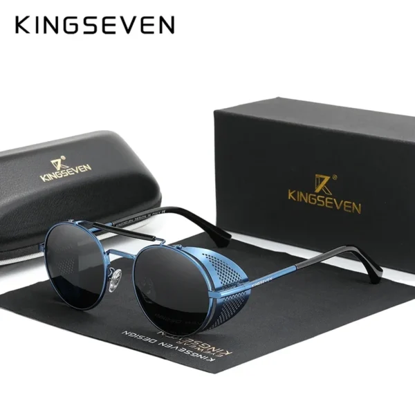 KINGSEVEN Polarisierte Piloten-Sonnenbrille für Herren und Damen – Klassischer UV400-Schutz – Bild 8