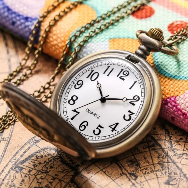 Klassische Amerikanische Präsidenten Taschenuhr im Vintage-Stil – Bild 4