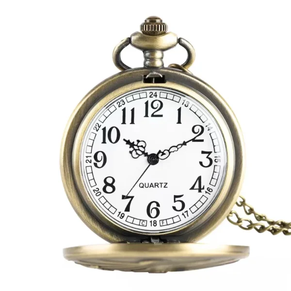 Dreiköpfiger Drachen Taschenuhr | Mystik und Vintage-Eleganz – Bild 6