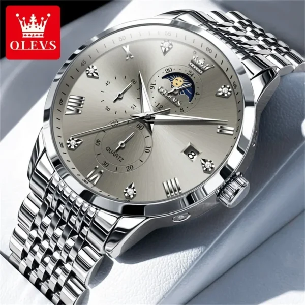 OLEVS Trend Fashion Herrenuhr - Eleganz und Funktion für den modernen Mann – Bild 11
