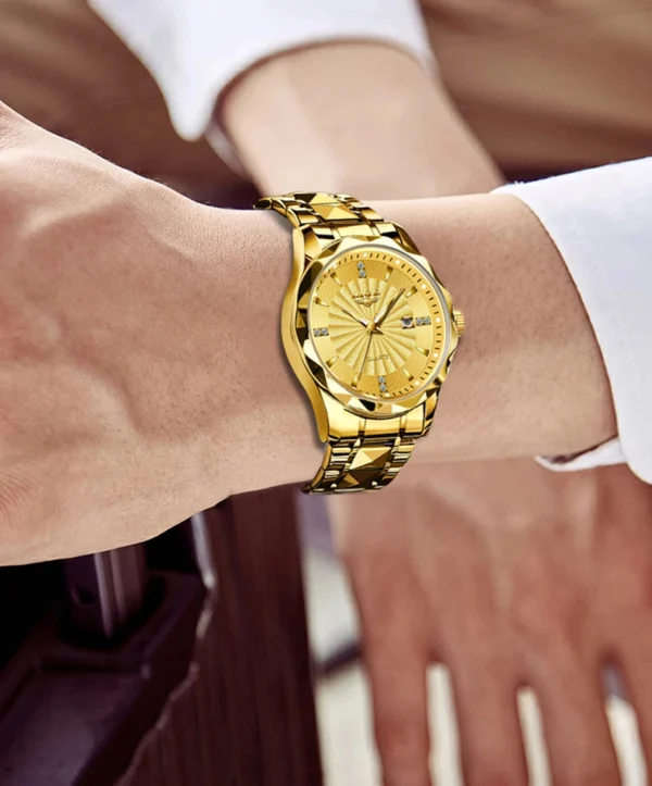 Business Sport Herrenuhr: Luxuriöse Eleganz aus Edelstahl mit Chronograph – Bild 29