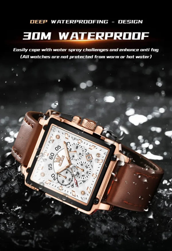 OLEVS 9919 Luxus-Herrenuhr-Markantes Design und Präzise Funktionen – Bild 20