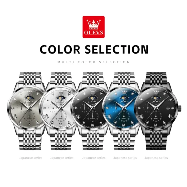 OLEVS Trend Fashion Herrenuhr - Eleganz und Funktion für den modernen Mann – Bild 5