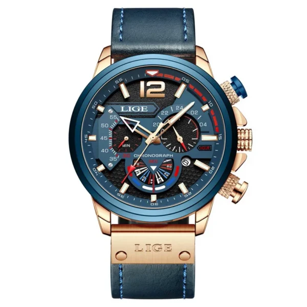 Fashion Herrenuhr - Luxuriöser Chronograph mit Sport-Appeal – Bild 7