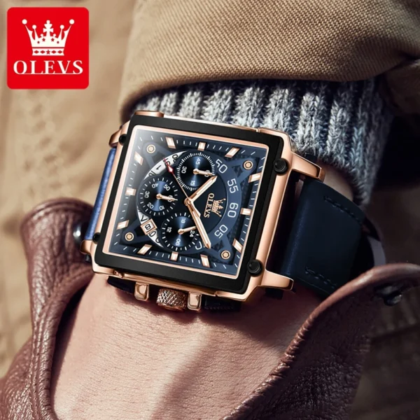 OLEVS 9919 Luxus-Herrenuhr-Markantes Design und Präzise Funktionen – Bild 5