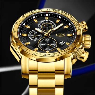 Business Sport Herrenuhr - Luxuriöse Eleganz aus Edelstahl