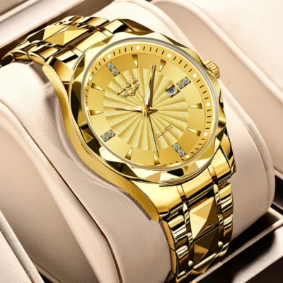 Business Sport Herrenuhr: Luxuriöse Eleganz aus Edelstahl mit Chronograph