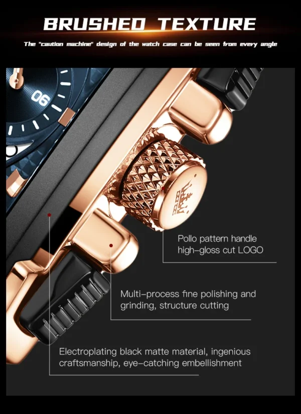 OLEVS 9919 Luxus-Herrenuhr-Markantes Design und Präzise Funktionen – Bild 19
