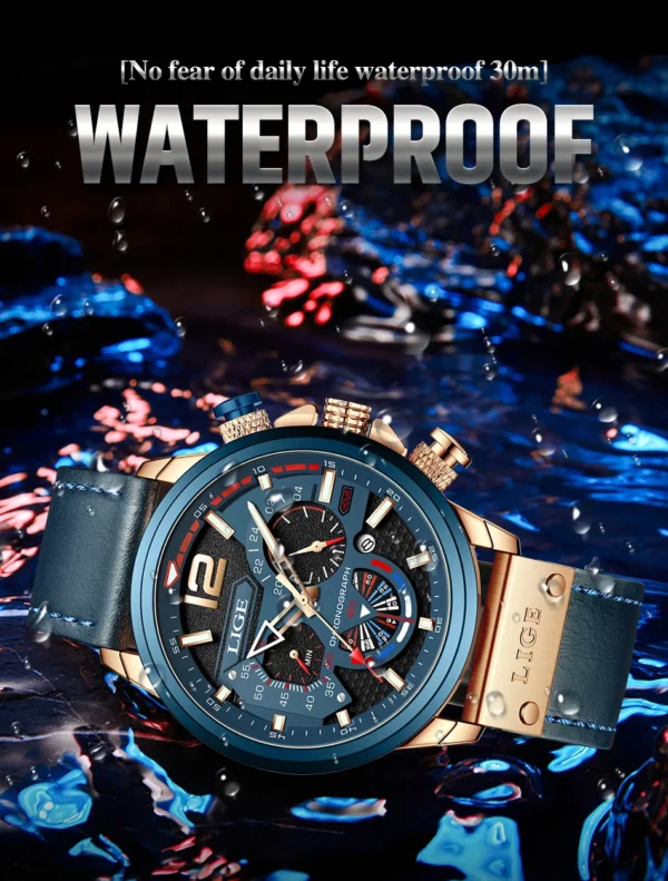 Fashion Herrenuhr - Luxuriöser Chronograph mit Sport-Appeal – Bild 15