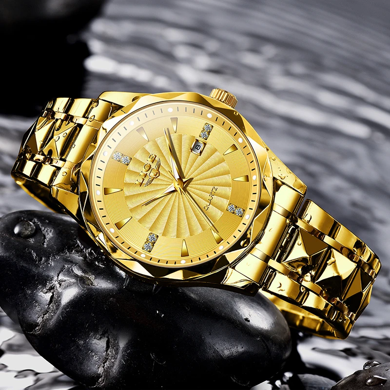 Business Sport Herrenuhr: Luxuriöse Eleganz aus Edelstahl mit Chronograph
