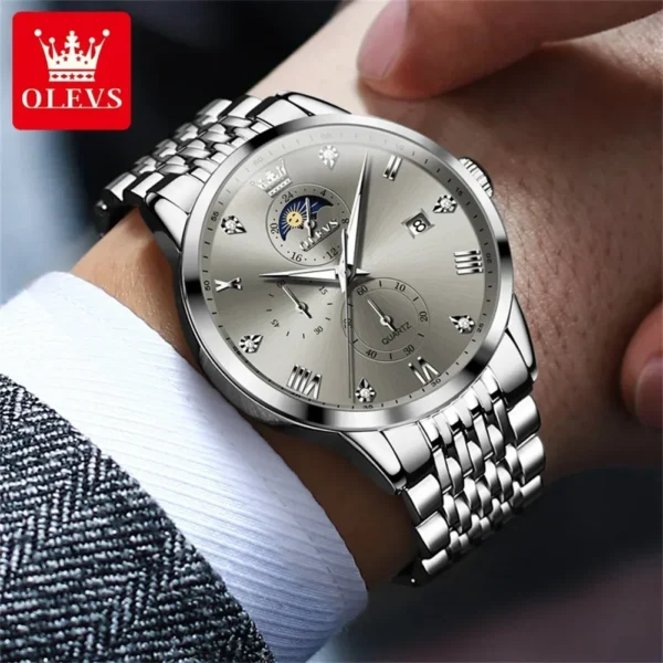 OLEVS Trend Fashion Herrenuhr - Eleganz und Funktion für den modernen Mann – Bild 6