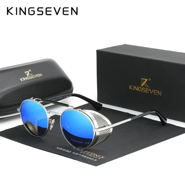KINGSEVEN Polarisierte Piloten-Sonnenbrille für Herren und Damen – Klassischer UV400-Schutz – Bild 10