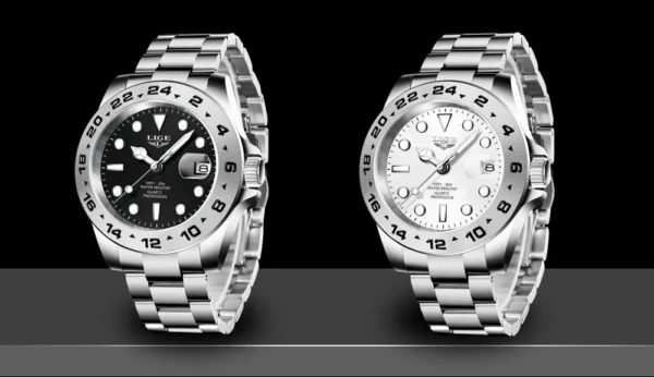 Business Herrenuhr Luxuriöse Eleganz aus Edelstahl – Bild 18