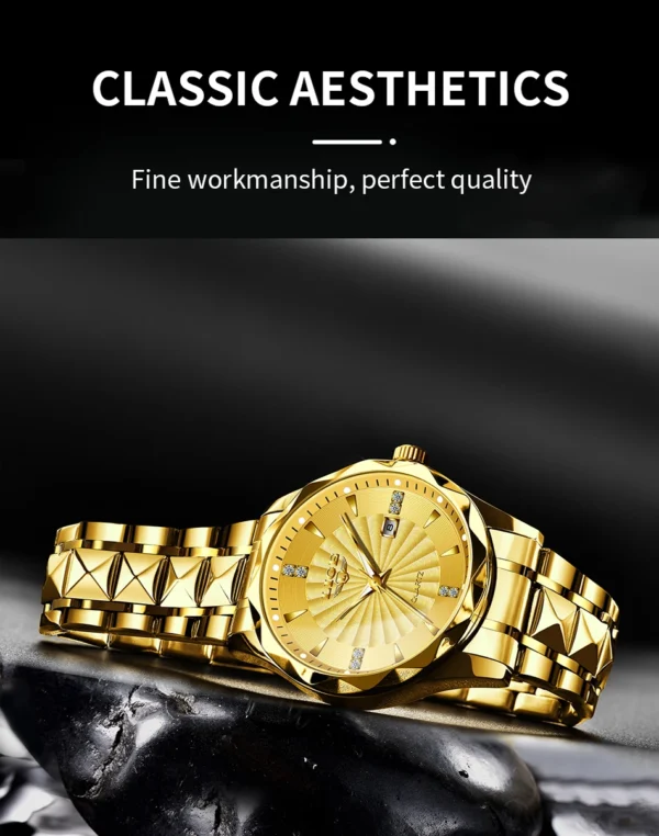 Business Sport Herrenuhr: Luxuriöse Eleganz aus Edelstahl mit Chronograph – Bild 21