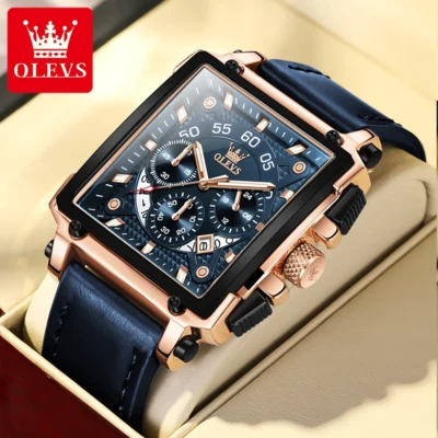 OLEVS 9919 Luxus-Herrenuhr-Markantes Design und Präzise Funktionen