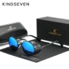 KINGSEVEN Polarisierte Piloten-Sonnenbrille für Herren und Damen – Klassischer UV400-Schutz – Bild 7