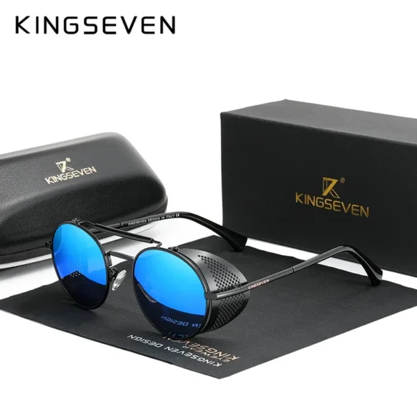 KINGSEVEN Polarisierte Piloten-Sonnenbrille für Herren und Damen – Klassischer UV400-Schutz – Bild 7