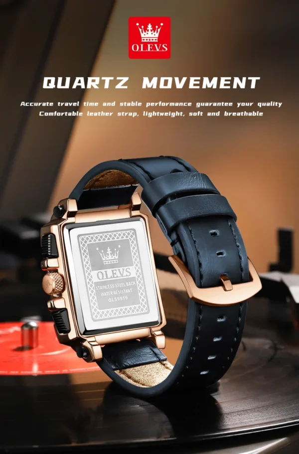 OLEVS 9919 Luxus-Herrenuhr-Markantes Design und Präzise Funktionen – Bild 17