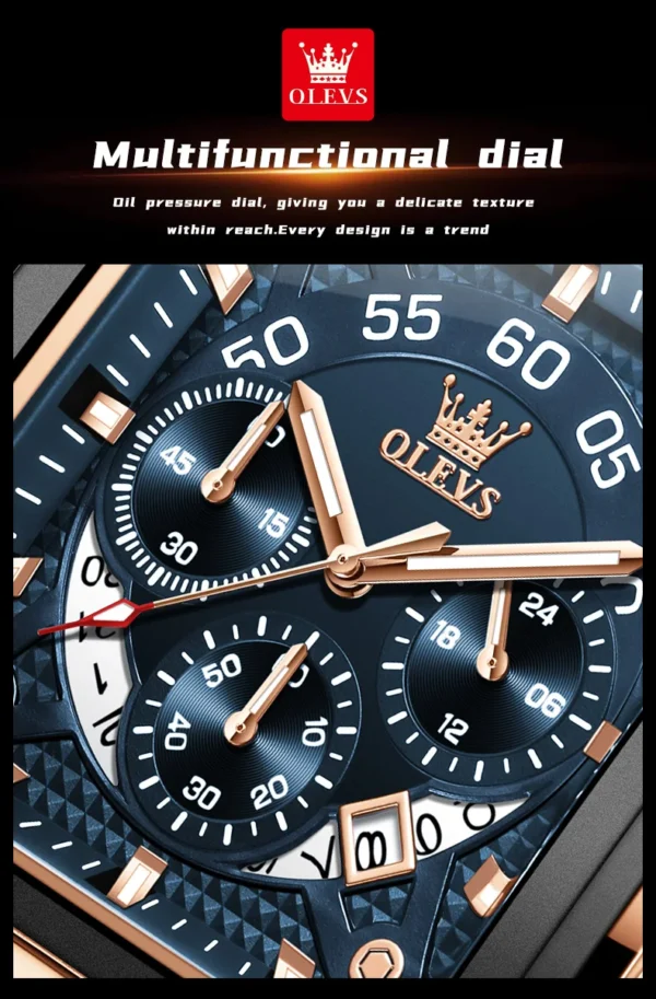 OLEVS 9919 Luxus-Herrenuhr-Markantes Design und Präzise Funktionen – Bild 18