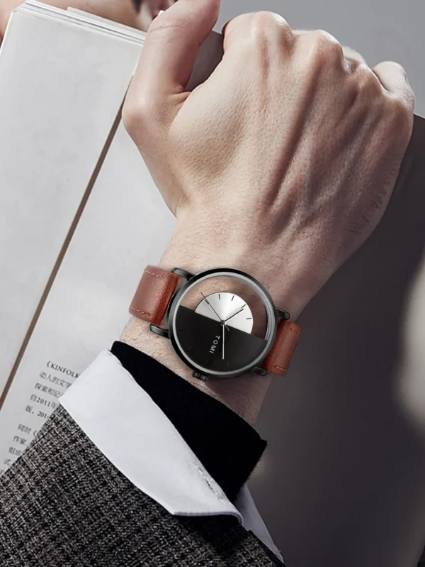 TOMI 3er-Set Luxus Business Geschenkbox – Herrenuhr, Geldbörse & Stift – Bild 20