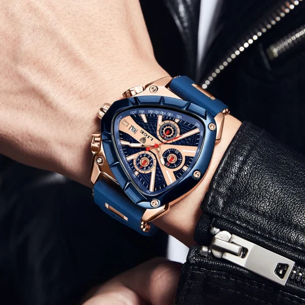 LIGE Business Sport Herrenuhr-Robuste Eleganz für den Mann – Bild 5