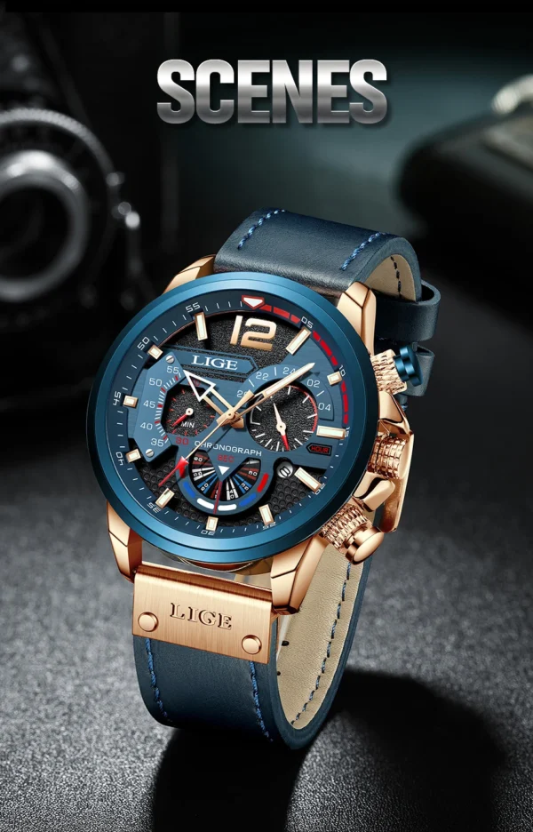 Fashion Herrenuhr - Luxuriöser Chronograph mit Sport-Appeal – Bild 21