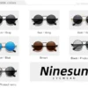 Ninesun Polarisierte Runde Steampunk Vintage Sonnenbrille UV400 – Bild 10
